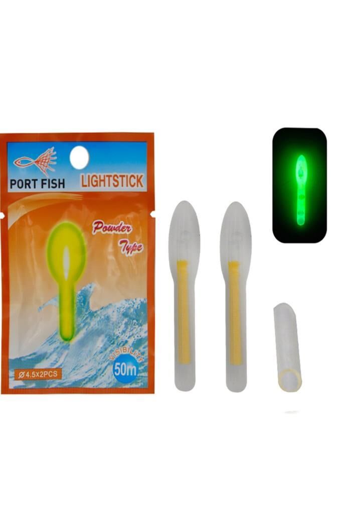 Port Fish 4.50*37 Çiftli Top uz Kafa Fosfor