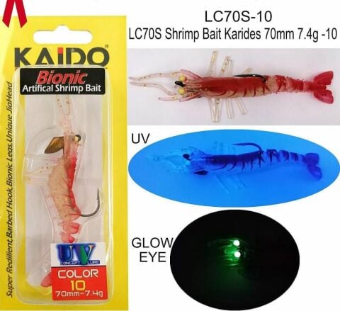 Kaido Bionic Shrimp Karides 7cm 7.4gr Color:10