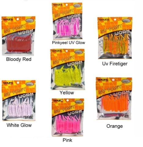 Shufa Fast Worm 5.2cm Lrf Silikon Yem