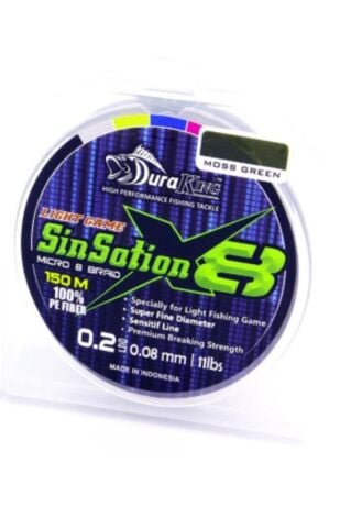 Duraking Sinsation 8X 150mt İp Misina (Moss Green)