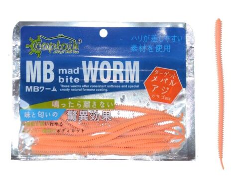 Captain MB Worm XL 10 cm Kokulu Silikon (10 ad)