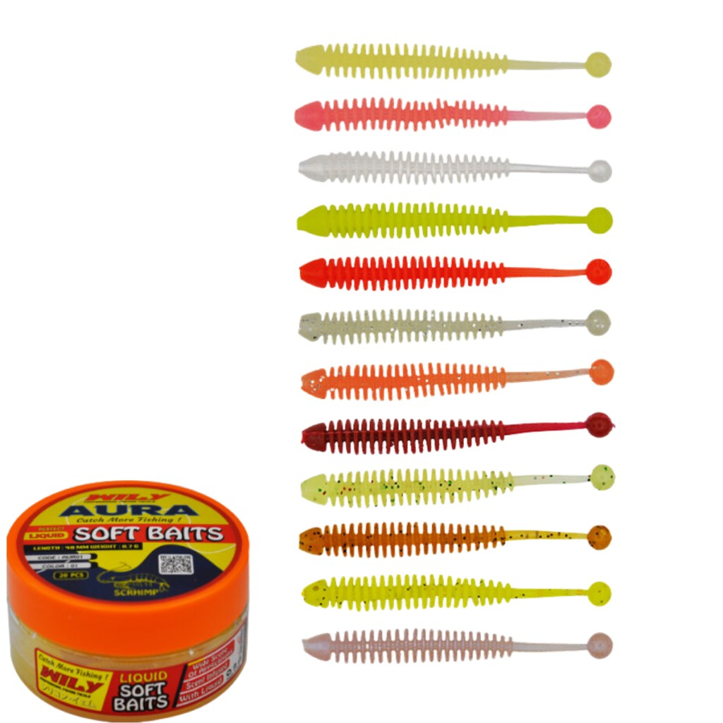 Wily Aura 4 cm Sıvılı Lrf Silikonu (20pcs)