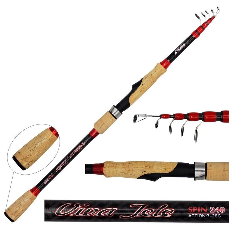 Wily Wiva 240cm 7-28gr Tele spin Kamış