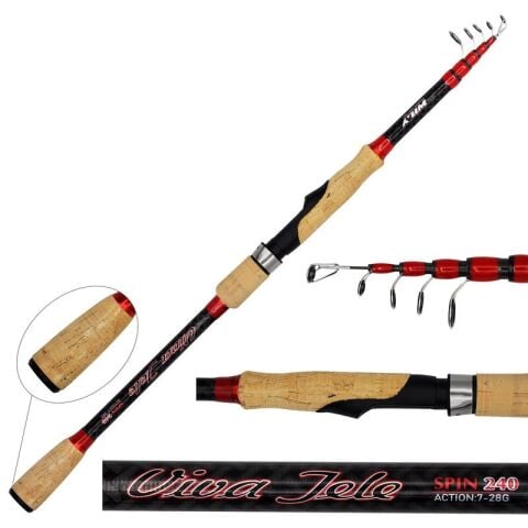 Wily Wiva 240cm 7-28gr Tele spin Kamış