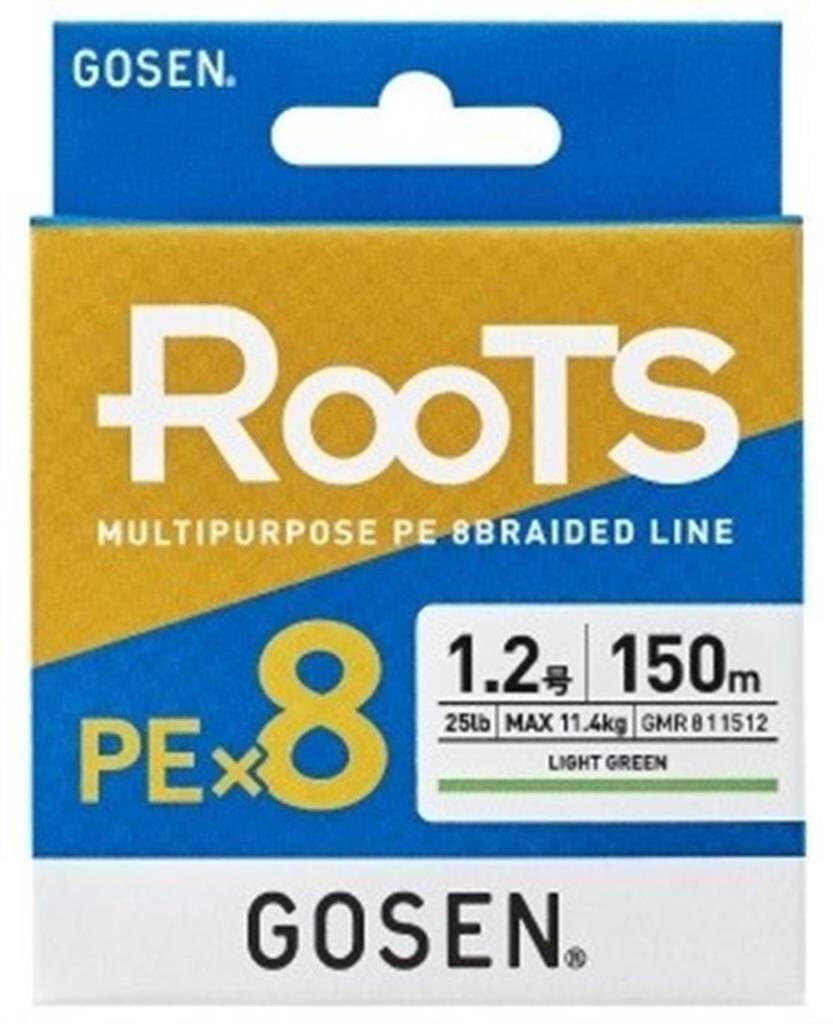 Gosen Roots PE X8 İp Misina 150mt Açık Yeşil