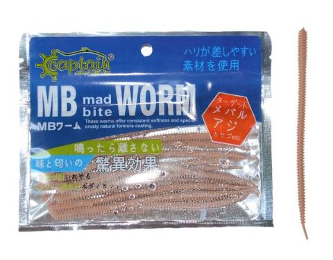 Captain MB Worm L 10 cm Kokulu Silikon (15 ad)