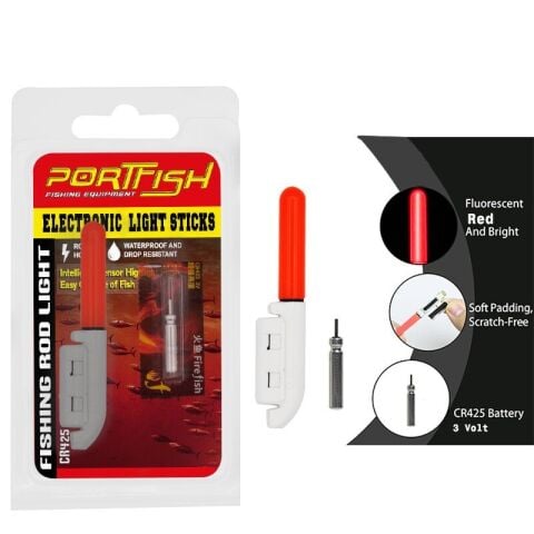 Portfish Pilli Fosfor - KIRMIZI