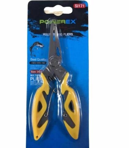 Powerex Multi Fishing Pliers 5'' Yellow Balıkçı Pense