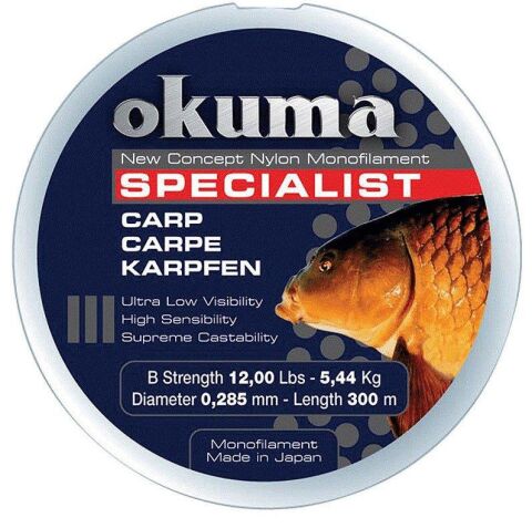 Okuma Carp 300 mt Camou Misina