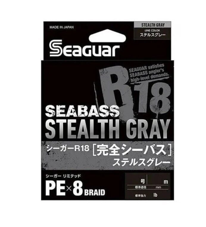 Seaguar Stealth Gray PE 8 Örgü Spin İp Misina 150mt Gri