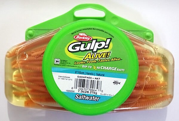 Berkley Gulp Alive Saltwater 15cm Naturel