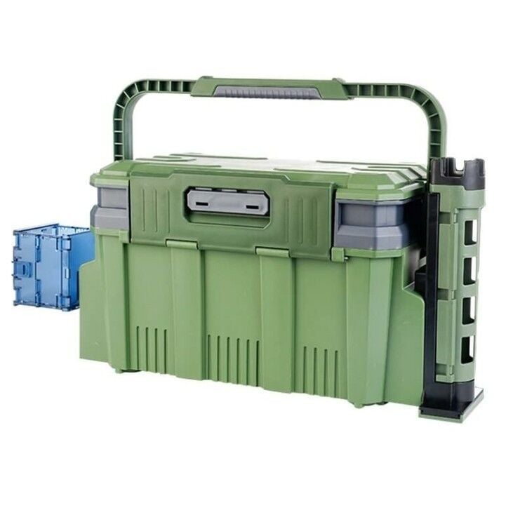 Shufa Çift Katlı Ekstra Dayanıklı Profesyonel Balıkçı Kutu Çanta 19,5L - Haki