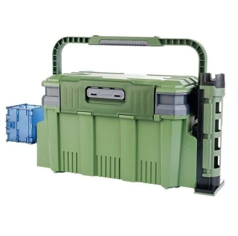 Shufa Çift Katlı Ekstra Dayanıklı Profesyonel Balıkçı Kutu Çanta 19,5L - Haki