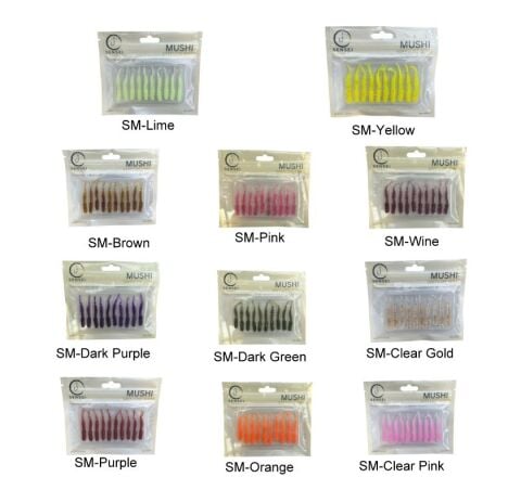 Sensei Mushi Soft Lure 45mm Floating Silikon Yem