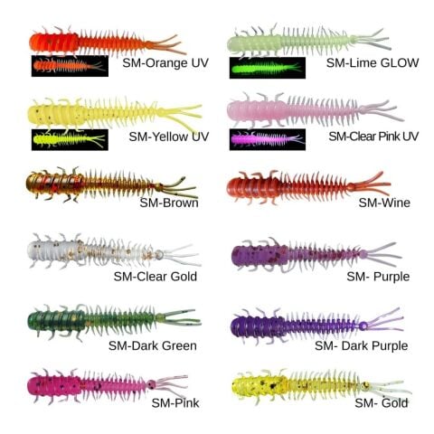 Sensei Mushi Soft Lure 45mm Floating Silikon Yem