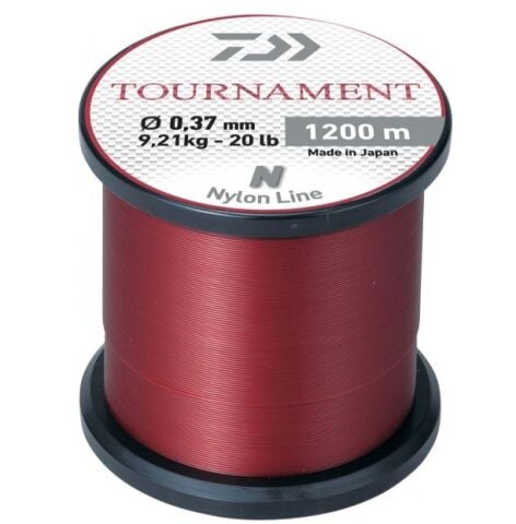 Daiwa Tournament Red  0.37mm 1200  mt Misina