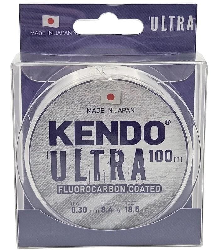 Kendo Ultra Fluorocarbon Coated 100m White Misina 0.18mm