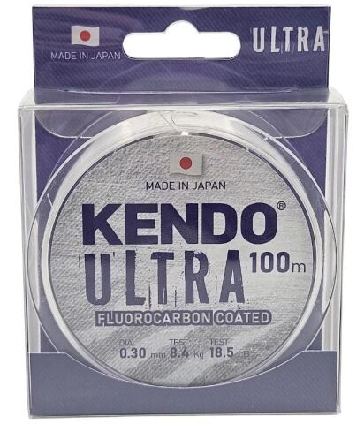Kendo Ultra Fluorocarbon Coated 100m White Misina 0.22mm