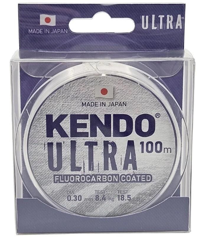Kendo Ultra Fluorocarbon Coated 100m White Misina 0.26mm