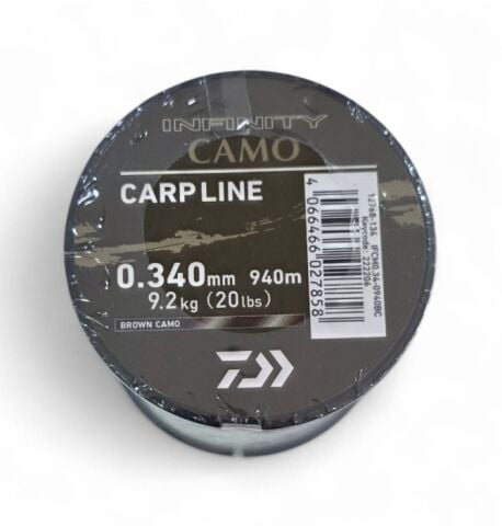 Daiwa İnfinity BROWN Camo 0.34mm 940 mt Misina