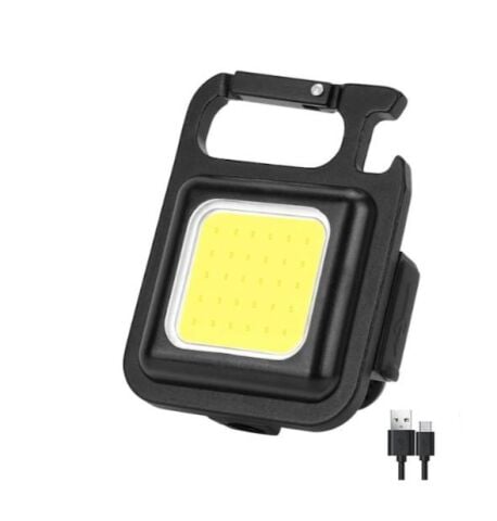 Gold Orion Mıknatıslı  Şarjlı Kamp Feneri El Feneri 800 Lümen 30 Cob