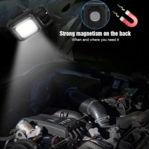 Gold Orion Mıknatıslı  Şarjlı Kamp Feneri El Feneri 800 Lümen 30 Cob