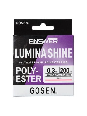 Gosen Ansver Lumina Shine Saltwater Pink 200m Polyester Misina