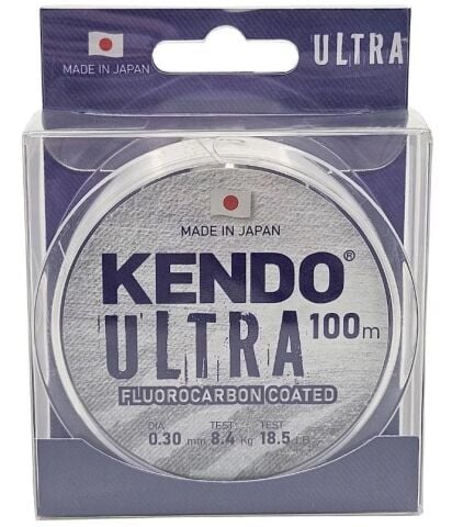 Kendo Ultra Fluorocarbon Coated 100m White Misina 0.45mm