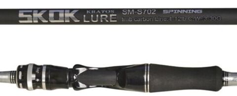 Powerex Skok Lure Spin 2,40cm. 3-30 gr 2 Parça IM8 Carbon Spin Kamışı