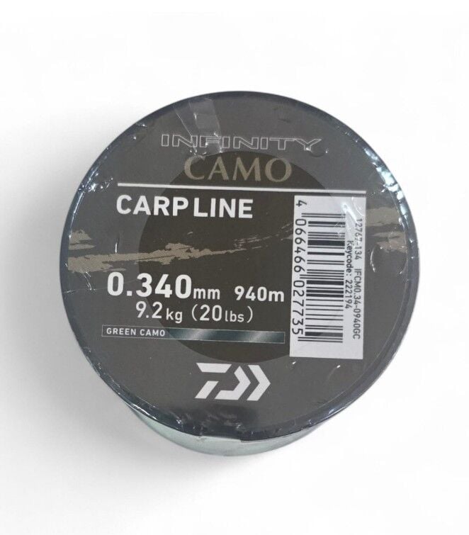 Daiwa İnfinity GREEN Camo 0.34mm 940 mt Misina