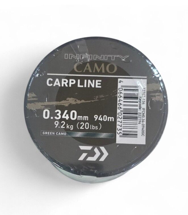 Daiwa İnfinity GREEN Camo 0.34mm 940 mt Misina