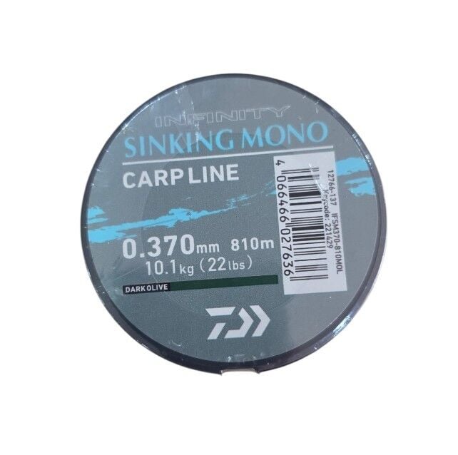 Daiwa İnfinity Sinking DarkOlive 0.37mm 810 mt Misina