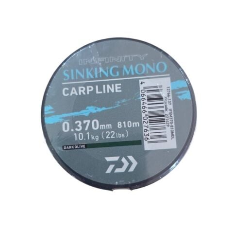 Daiwa İnfinity Sinking DarkOlive 0.37mm 810 mt Misina