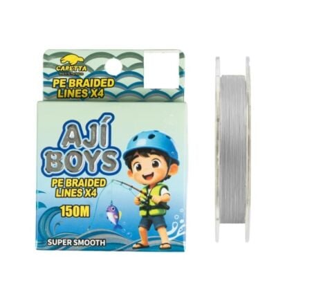 Caretta Aji Boys Water Gray 4X 150 mt İp Misina