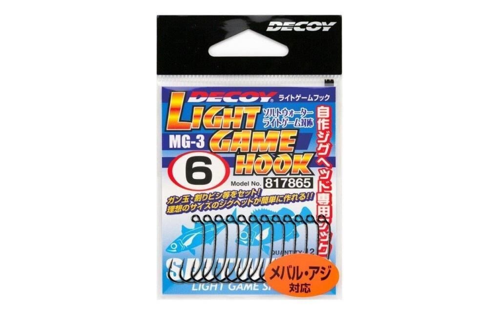DECOY MG-3 Light Game Hook  No 6 Olta İğnesi
