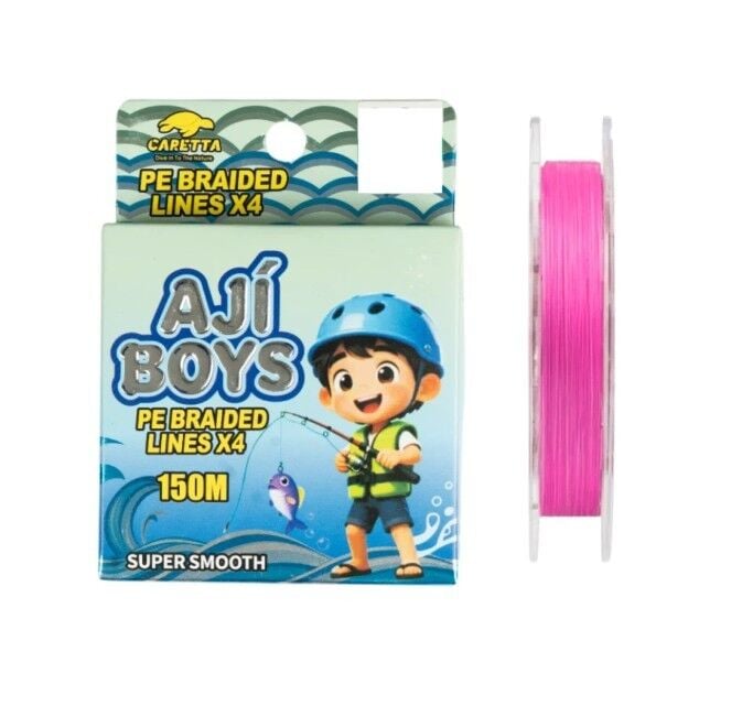 Caretta Aji Boys Pink  4X 150 mt İp Misina