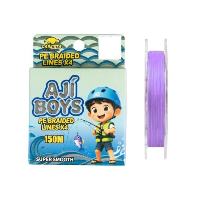 Caretta Aji Boys Purple  4X 150 mt İp Misina