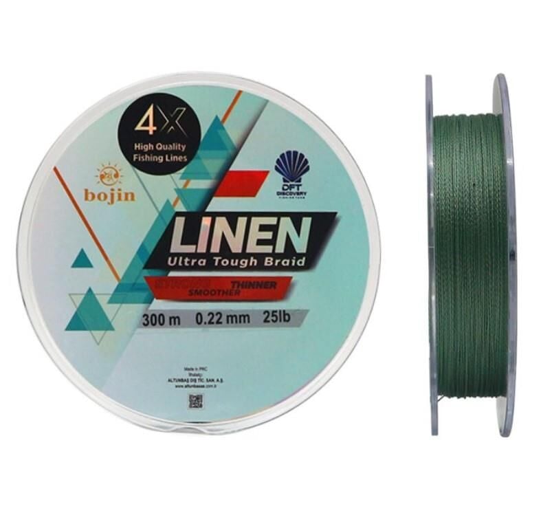 DFT Bojin 4X Yeşil 300 mt İp Misina