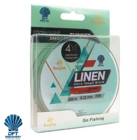 DFT Bojin 4X Yeşil 300 mt İp Misina
