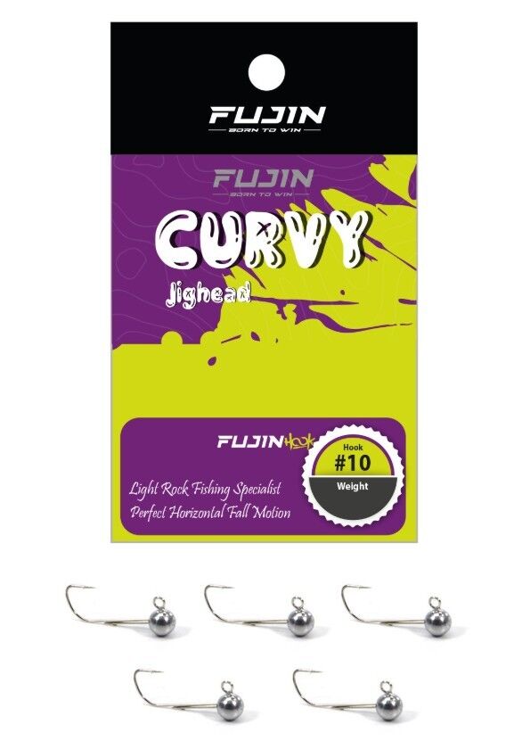 Fujin Curvy Jig Head #10 LRF Aji Jighead