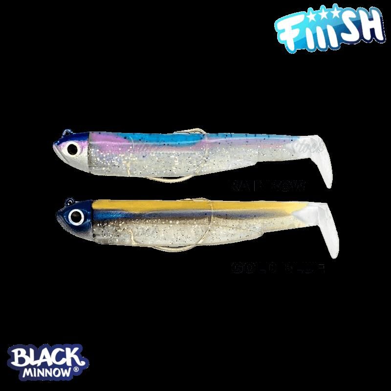 Fiiish BM90/2 BM918 Double Combo Shore 5gr Rainbow Or-Blue Silikon