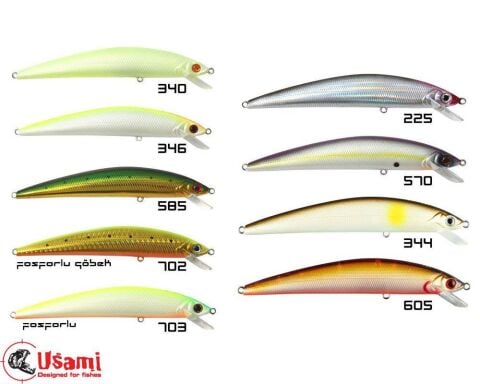 Usami Now 120F-SR 12cm 17gr Dalan Sahte Balık