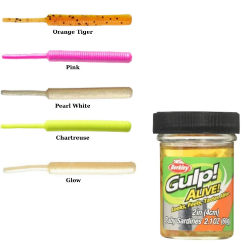 Berkley Gulp! Alive 2'' Inc Baby Sardine