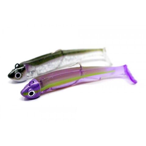 Fiiish BM90/2 BM921 Double Combo Searc 8gr Green Morning-Purple İmpact Silikon