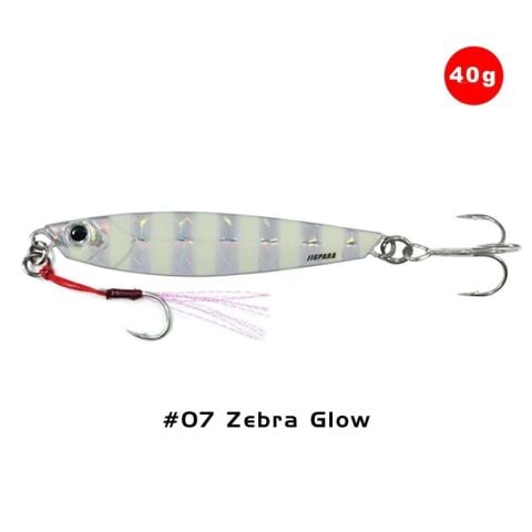 Major Craft Jigpara Short JPS-40gr 80mm #07 Zebra Glow