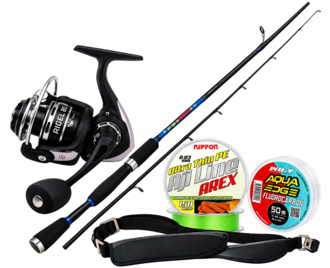 Wily Nash 195 Cm Rigel 800  Aji LRF Olta Seti – 5 Parça