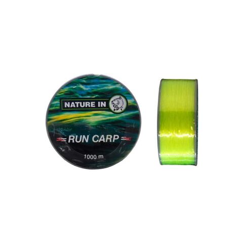 Nature in Run Carp  1000m Fluo Sarı Bobin Surf Misina