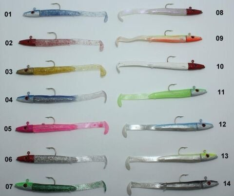 Marvell Jigheadli Silikon Yem 13cm 14gr