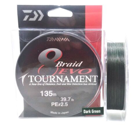 Daiwa Tournament 8B Evo 0.08mm 135m İp Misina