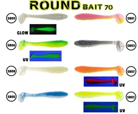 Fujin Round Bait 70mm Silikon Balık